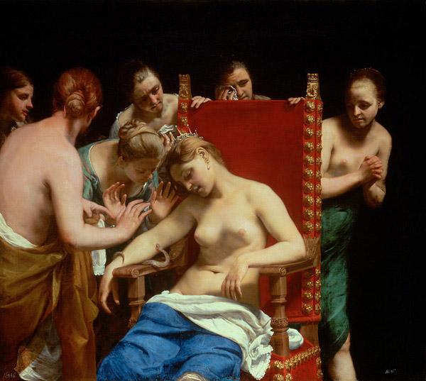 Guido Cagnacci Death of Cleopatra France oil painting art